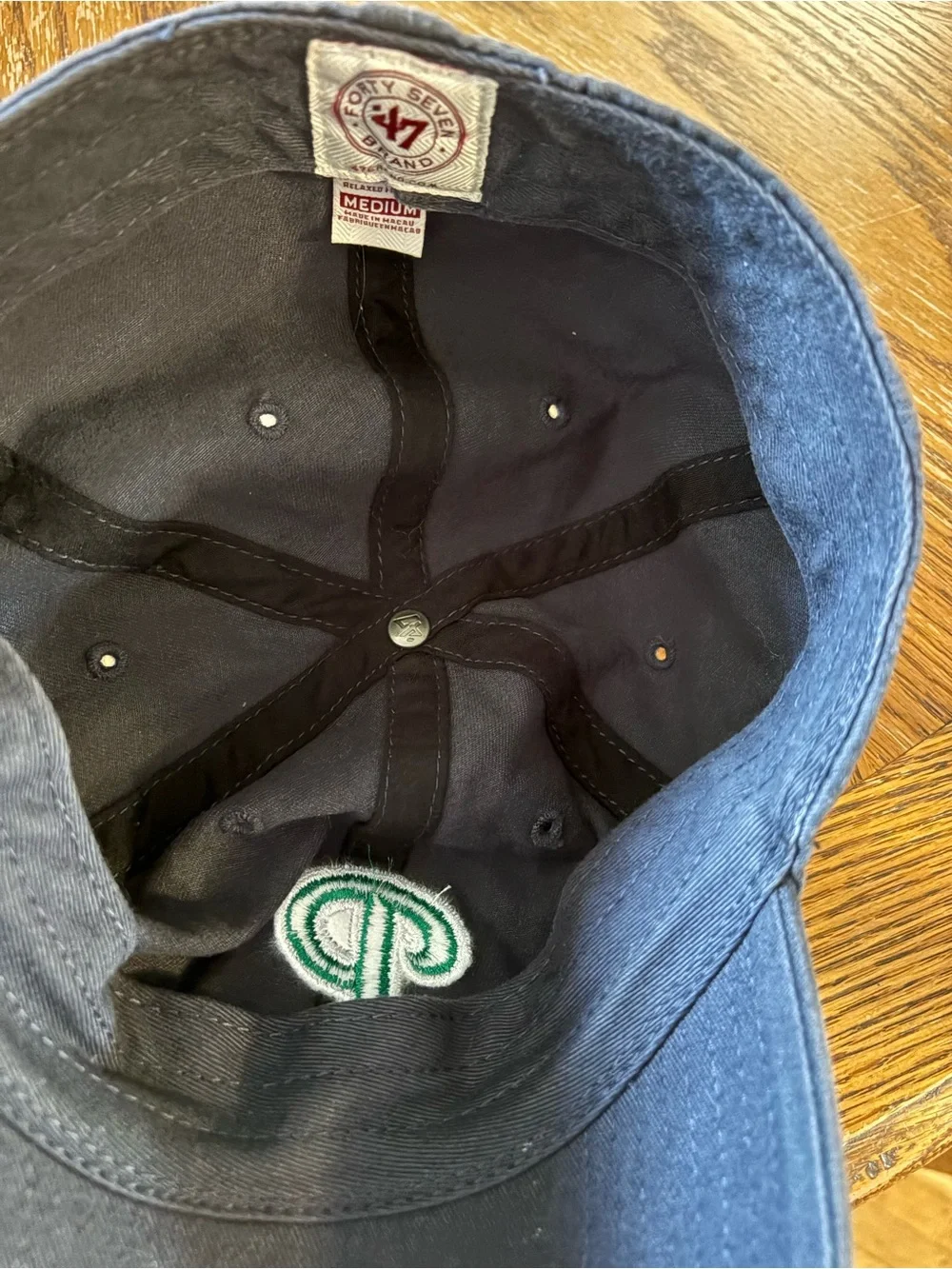 Charcoal Philadelphia Phillies Baseball Cap with Green 'P' Patch
